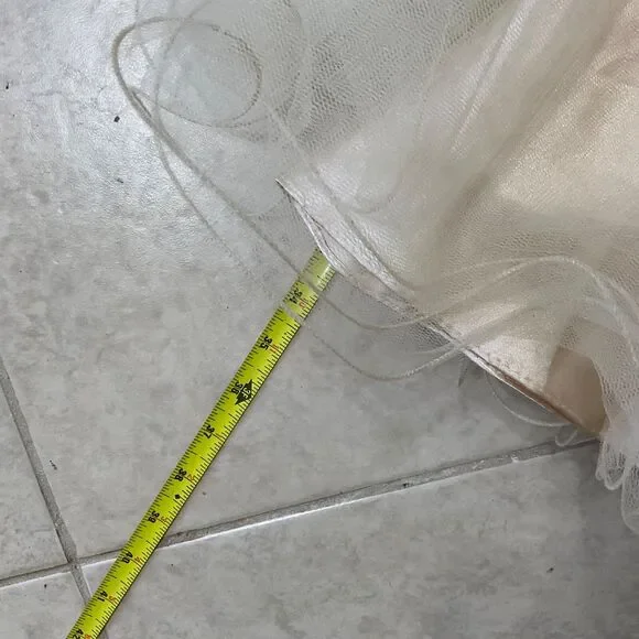 DANCING QUEEN Sequined Rhinestones short cocktail party Prom Dress XXL Ivory - Picture 8 of 10